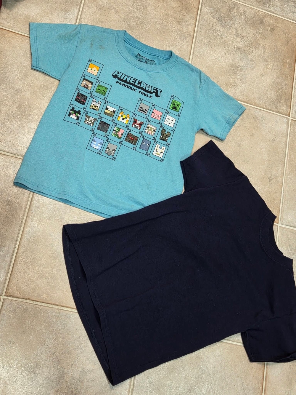 Kids' Short Sleeve Tees - Minecraft Graphic & Solid